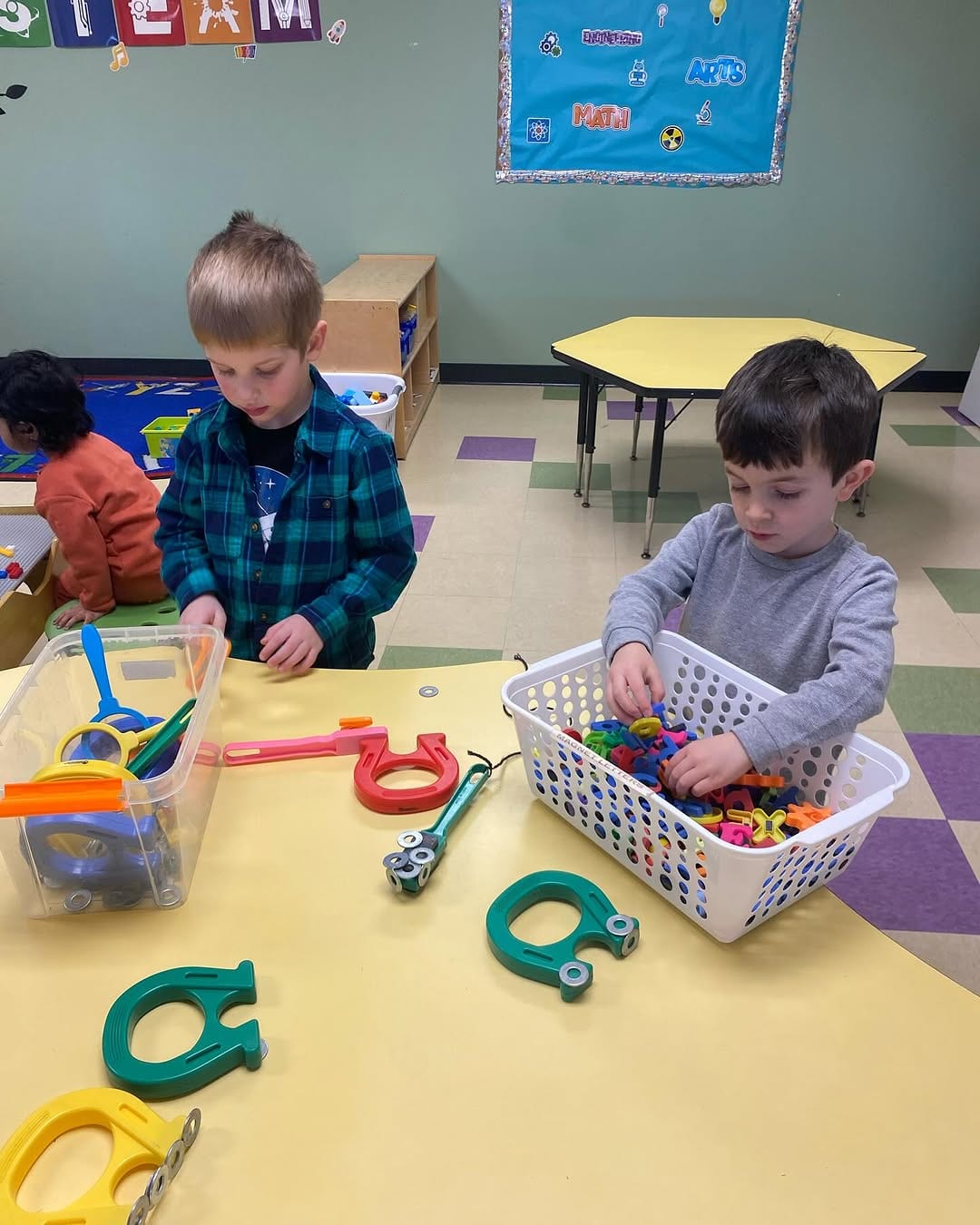 STEM room at Mountainside Children's Center